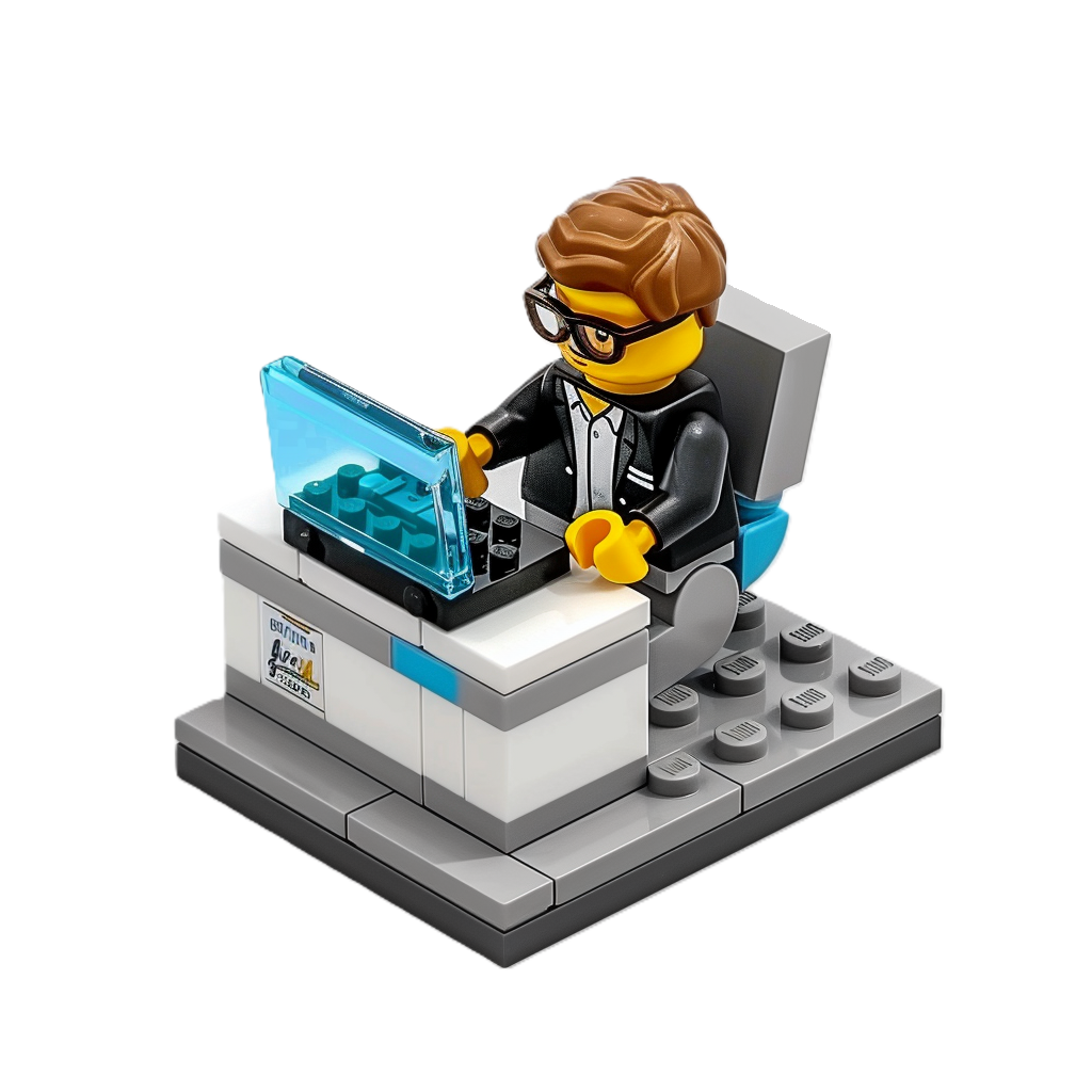 Philippe Seiter, figurine à son bureau